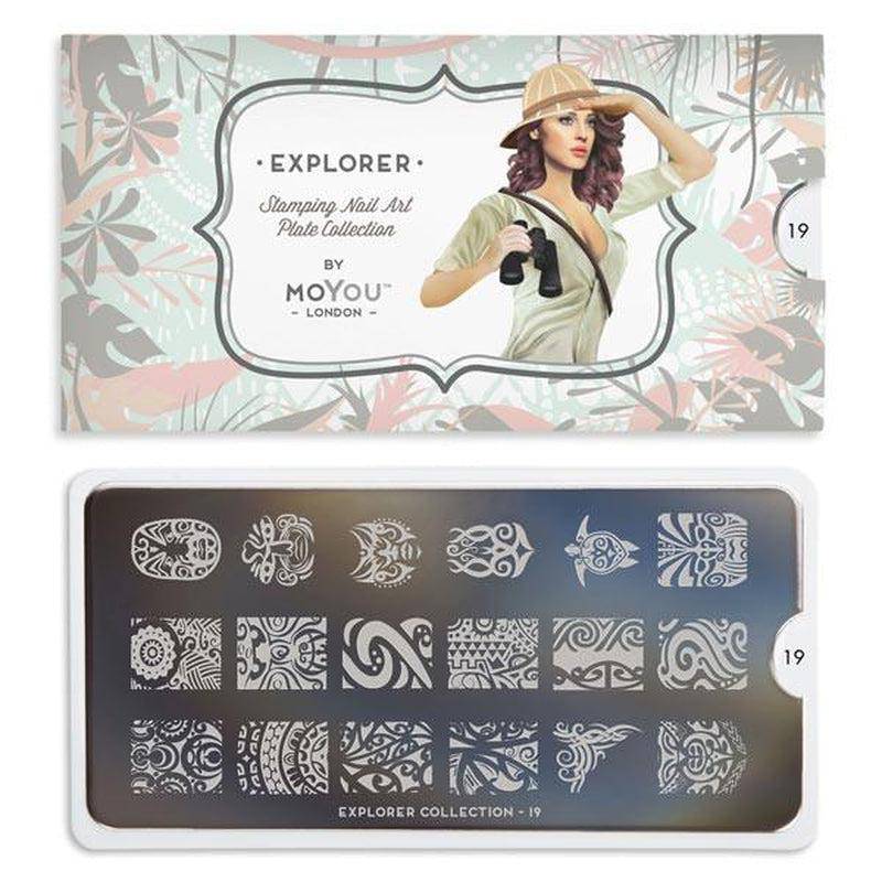 Explorer 19 ✦ Nail Stamping Plate - MoYou London