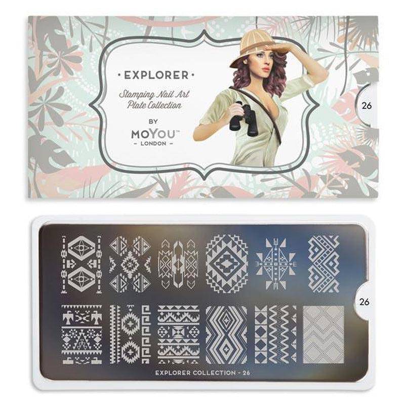 Explorer 26 ✦ Nail Stamping Plate - MoYou London