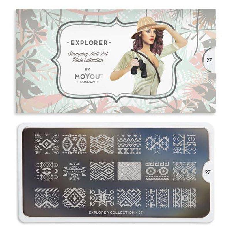 Explorer 27 ✦ Nail Stamping Plate - MoYou London