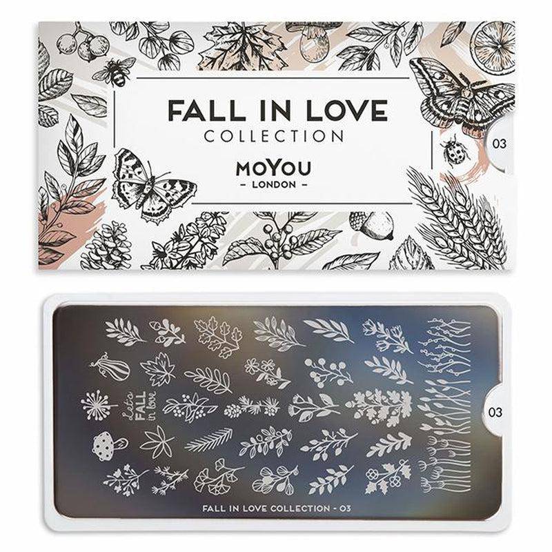 Fall in Love 03 ✦ Nail Stamping Plate - MoYou London