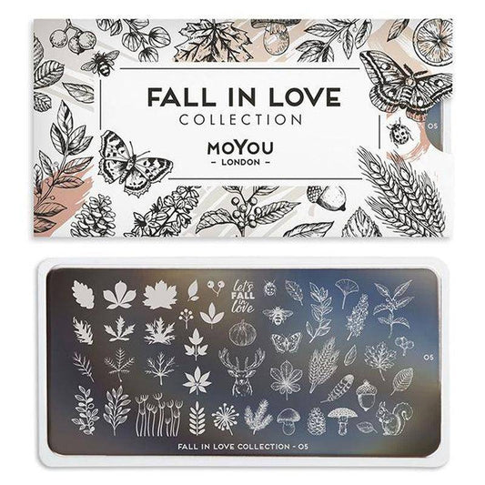 Fall in Love 05 ✦ Nail Stamping Plate - MoYou London
