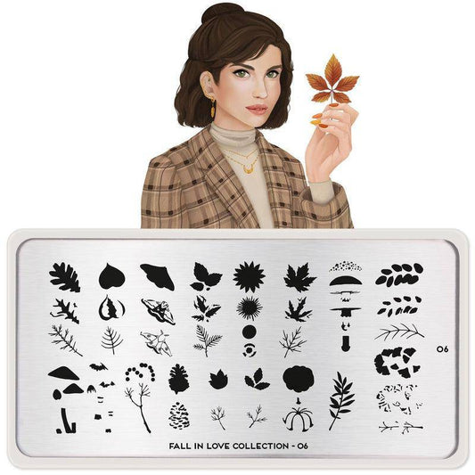 Fall in Love 06 ✦ Nail Stamping Plate - MoYou London