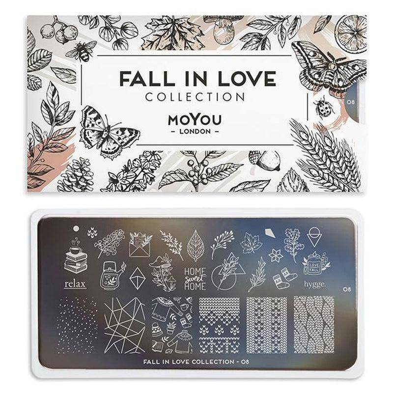 Fall in Love 08 ✦ Nail Stamping Plate - MoYou London
