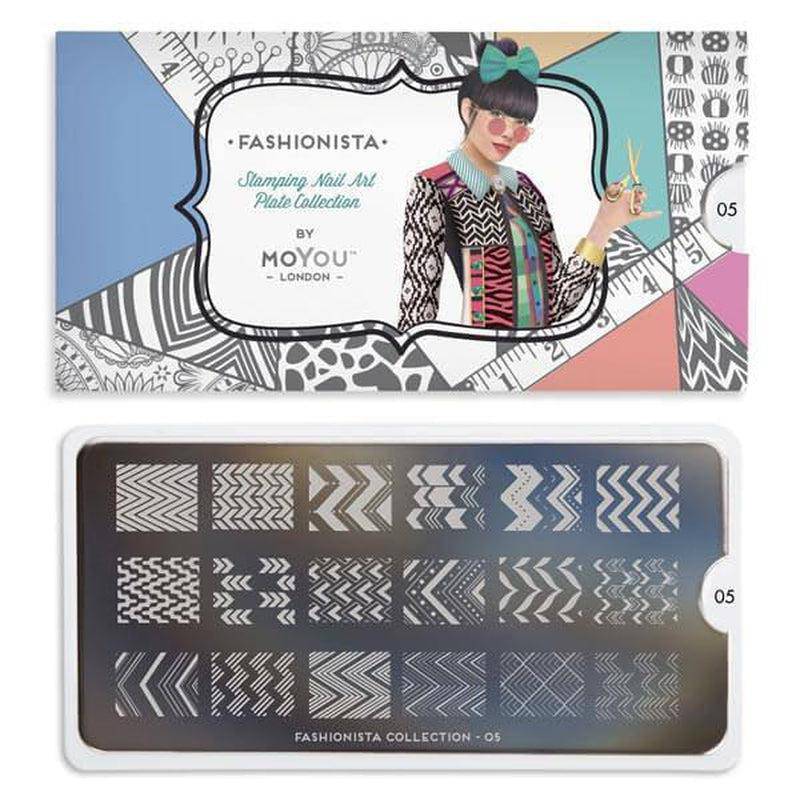 Fashionista 05 ✦ Nail Stamping Plate - MoYou London