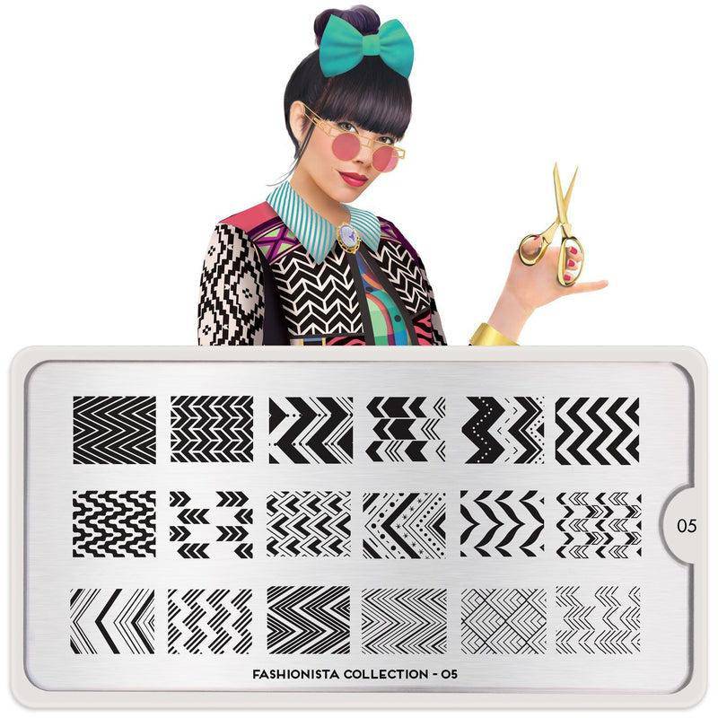 Fashionista 05 ✦ Nail Stamping Plate - MoYou London