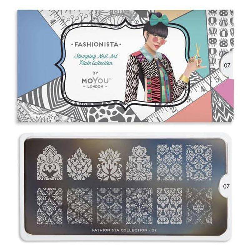 Fashionista 07 ✦ Nail Stamping Plate - MoYou London