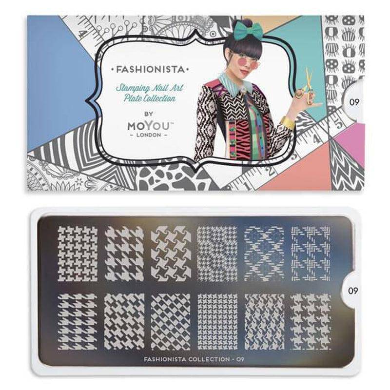 Fashionista 09 ✦ Nail Stamping Plate - MoYou London