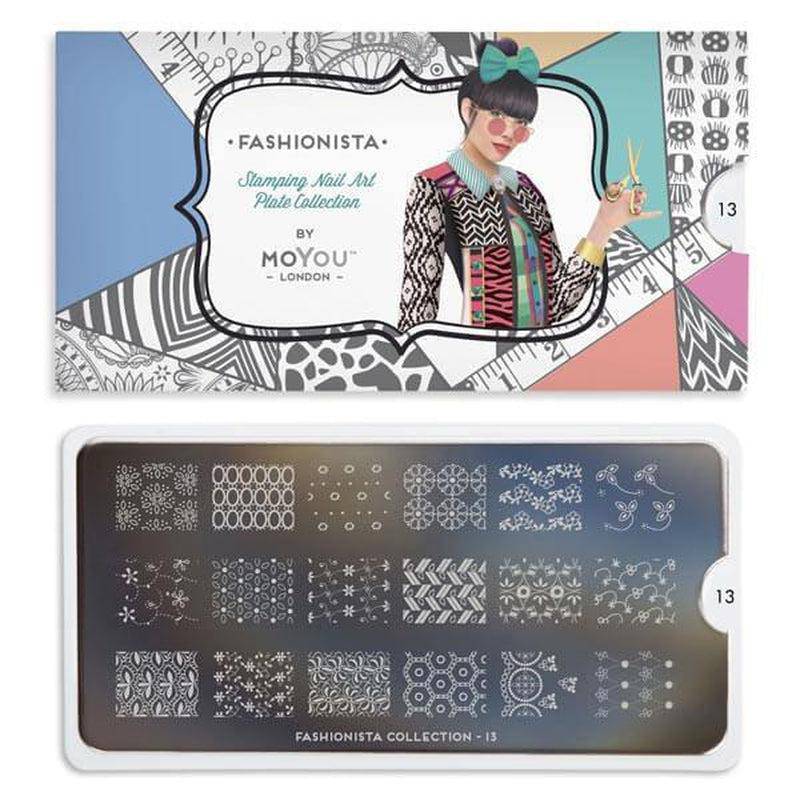 Fashionista 13 ✦ Nail Stamping Plate - MoYou London