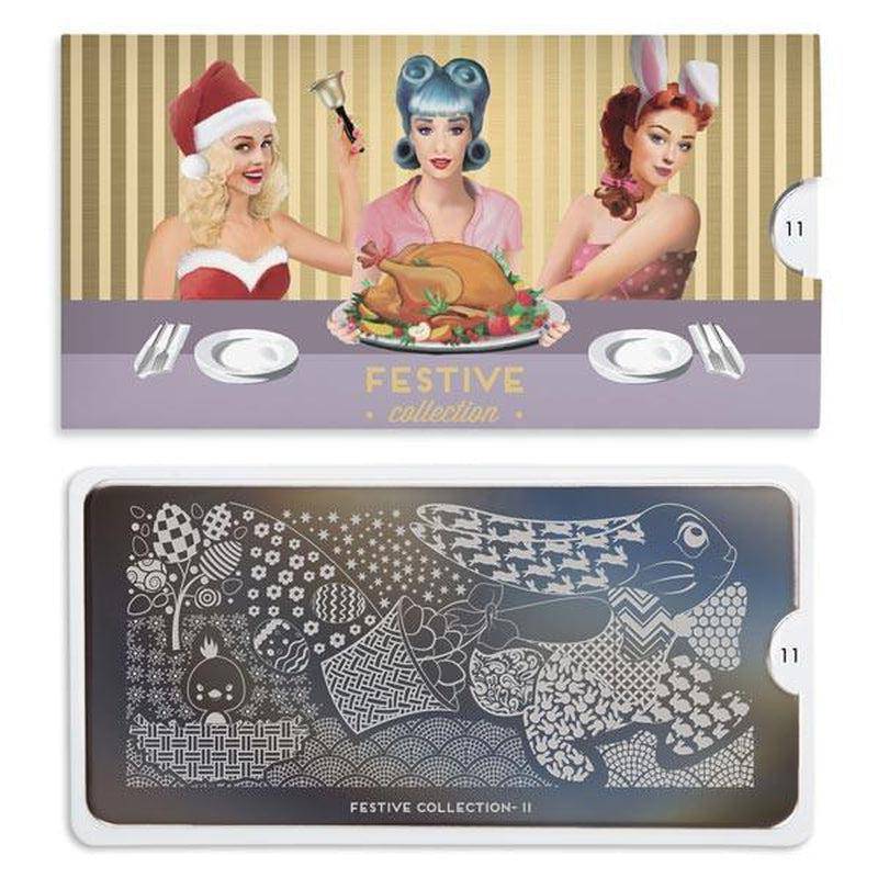Festive 11 ✦ Nail Stamping Plate - MoYou London