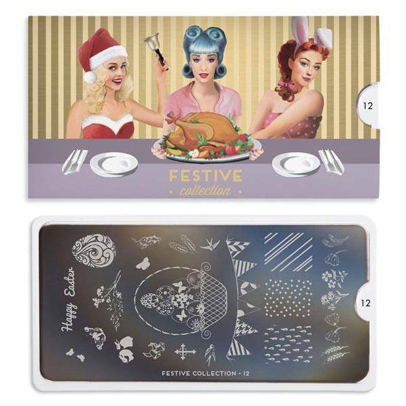 Festive 12 ✦ Nail Stamping Plate - MoYou London