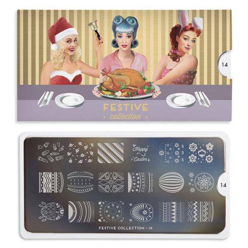 Festive 14 ✦ Nail Stamping Plate - MoYou London