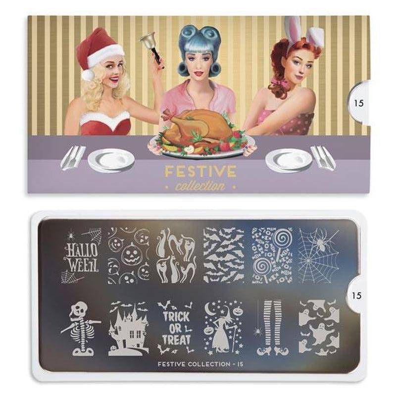 Festive 15 ✦ Nail Stamping Plate - MoYou London