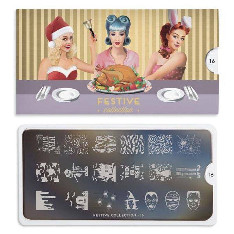 Festive 16 ✦ Nail Stamping Plate - MoYou London