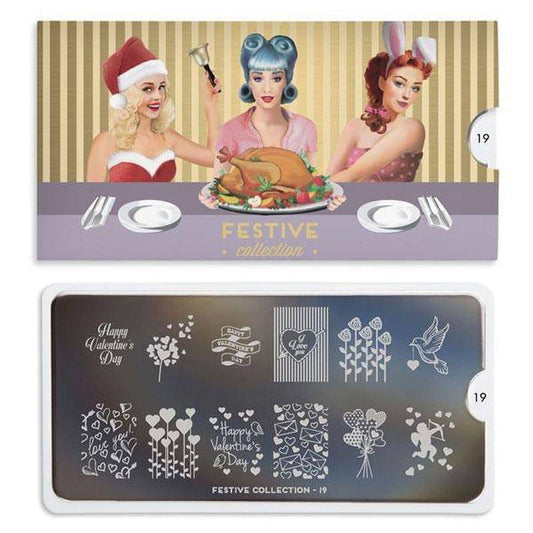 Festive 19 ✦ Nail Stamping Plate - MoYou London