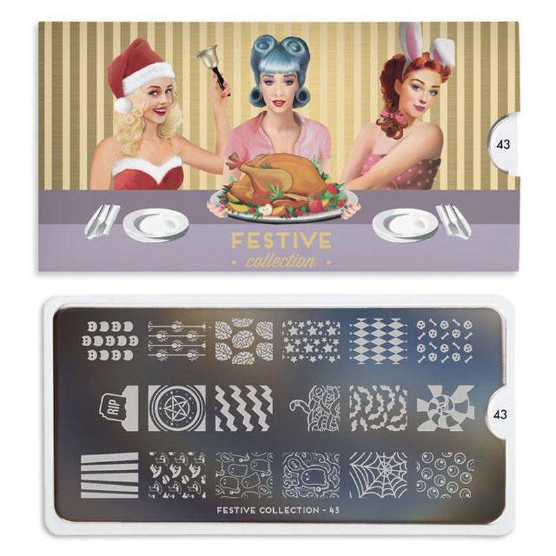 Festive 43 ✦ Nail Stamping Plate - MoYou London
