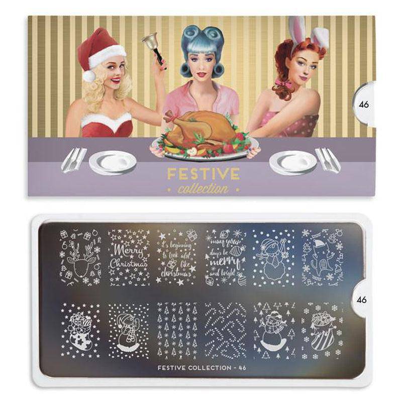 Festive 46 ✦ Nail Stamping Plate - MoYou London