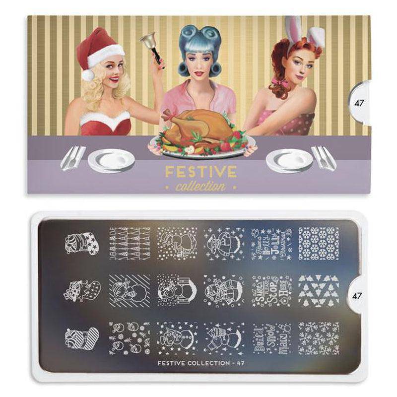 Festive 47 ✦ Nail Stamping Plate - MoYou London