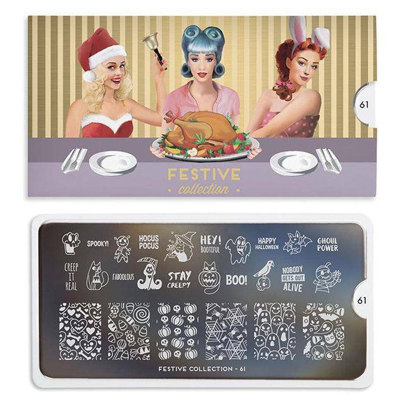 Festive 61 ✦ Nail Stamping Plate - MoYou London