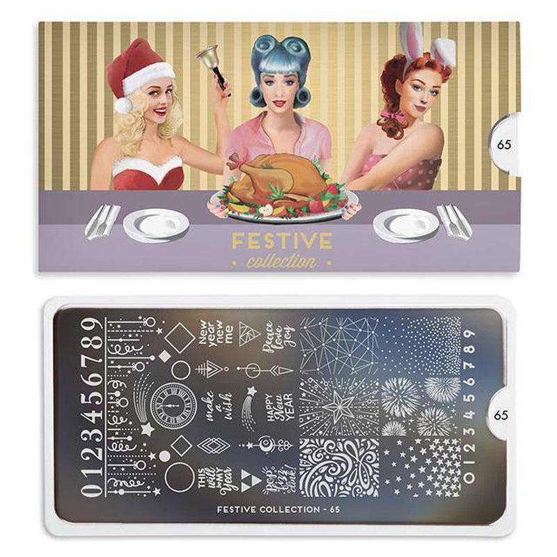 Festive 65 ✦ Nail Stamping Plate - MoYou London