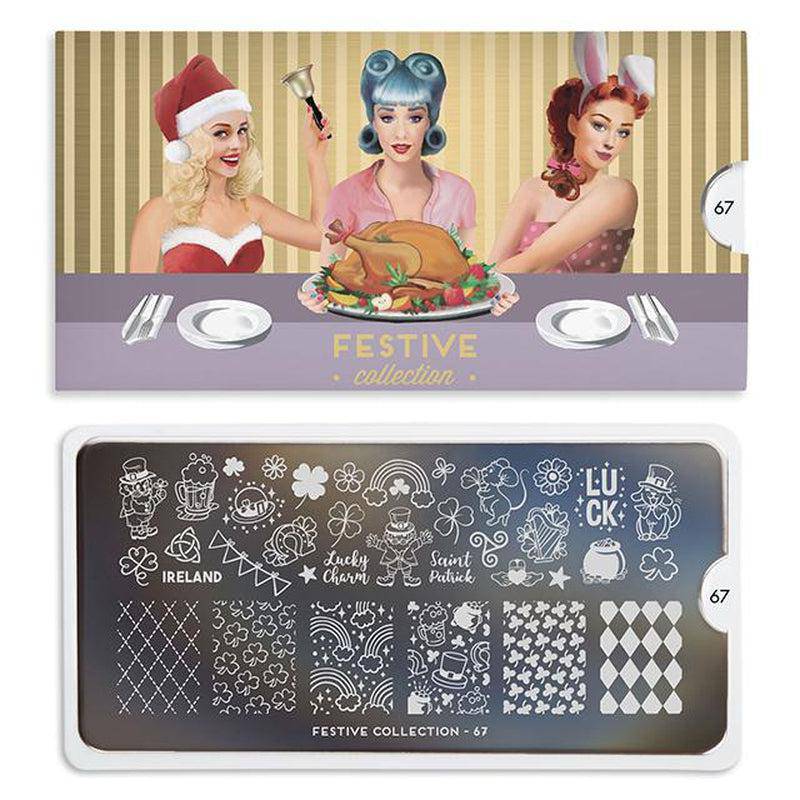 Festive 67 ✦ Nail Stamping Plate - MoYou London