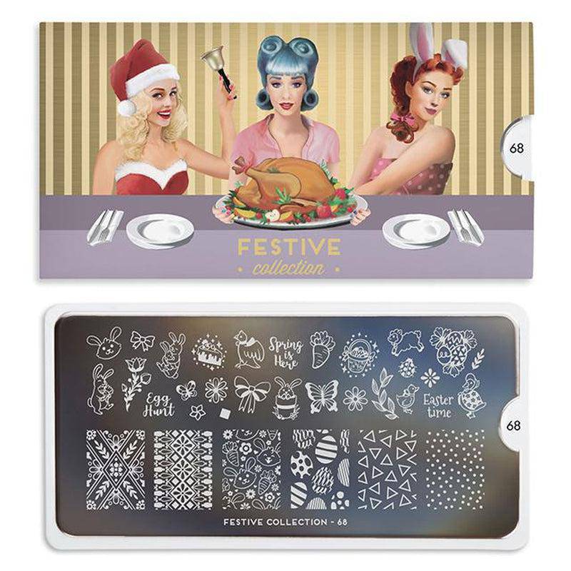 Festive 68 ✦ Nail Stamping Plate - MoYou London