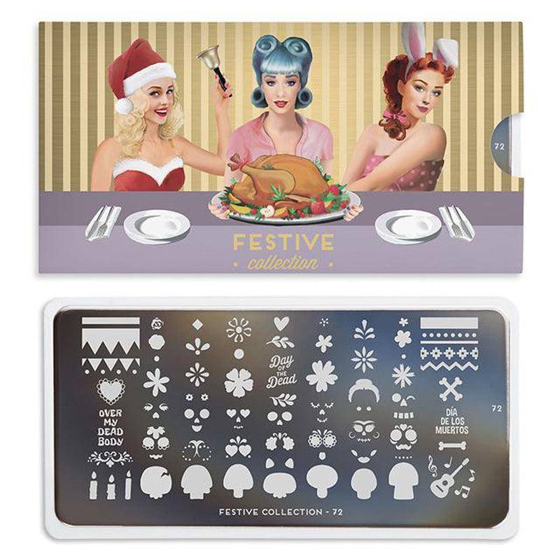 Festive 72 ✦ Nail Stamping Plate - MoYou London