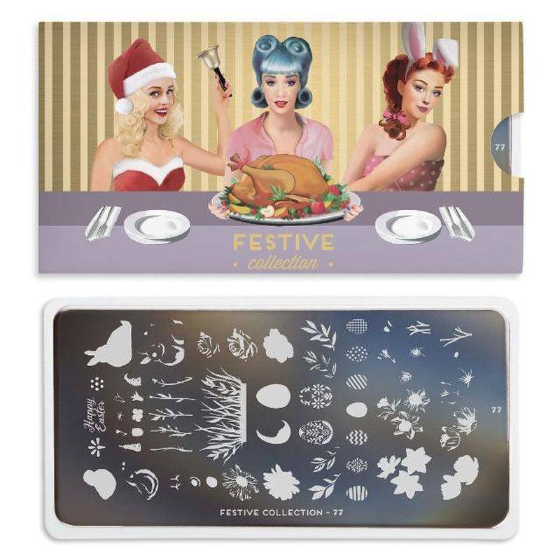 Festive 77 ✦ Nail Stamping Plate - MoYou London