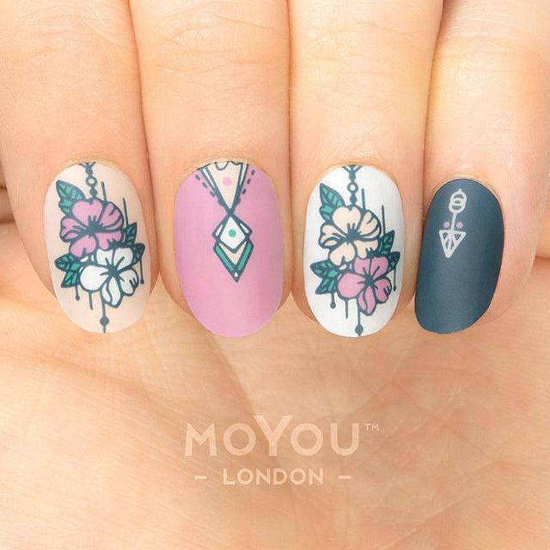 Flower Power 25 ✦ Nail Stamping Plate - MoYou London