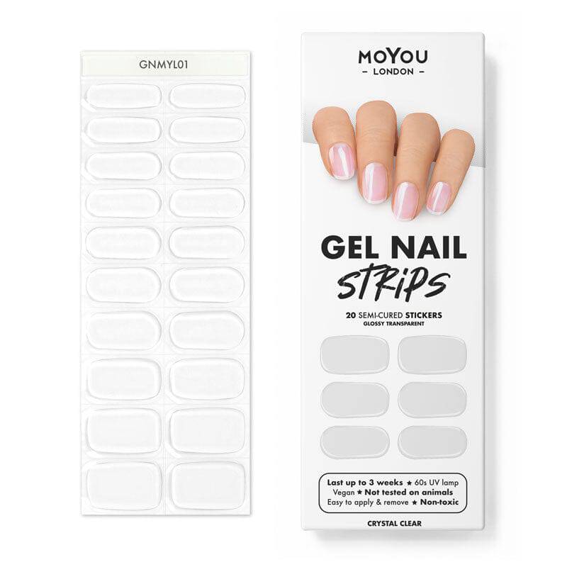Crystal Clear ★ Gel Nail Strip - MoYou London