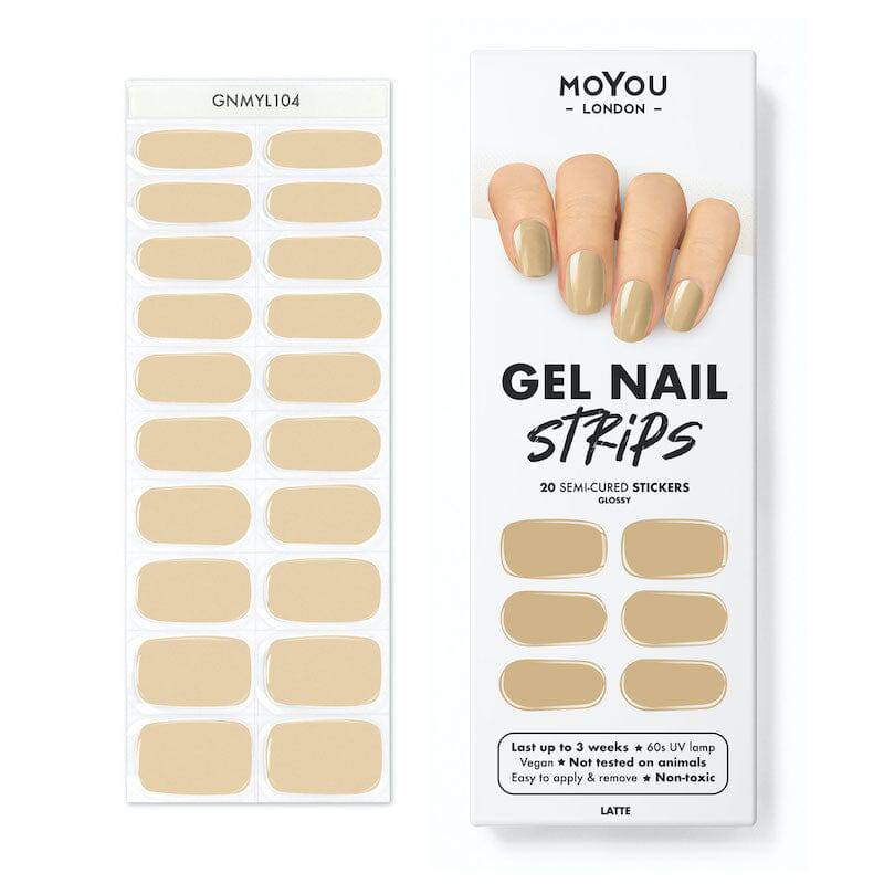 Gel Nail Strip ★ Latte - MoYou London