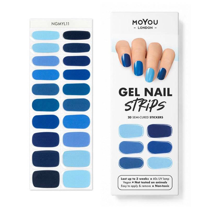 Gel Nail Strip ★ I've Got The Blues - MoYou London