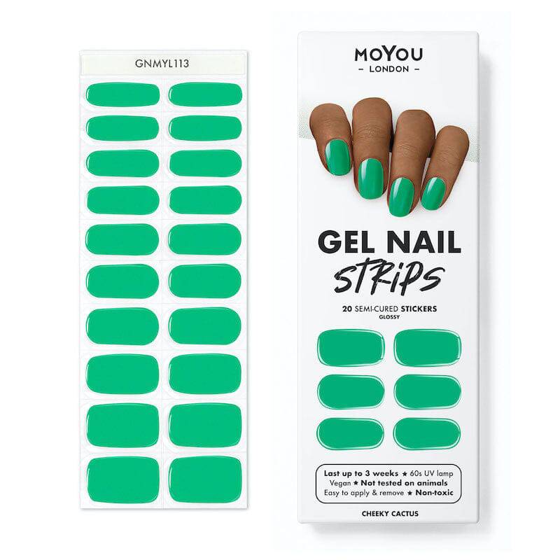 Gel Nail Strip ★ Cheeky Cactus - MoYou London