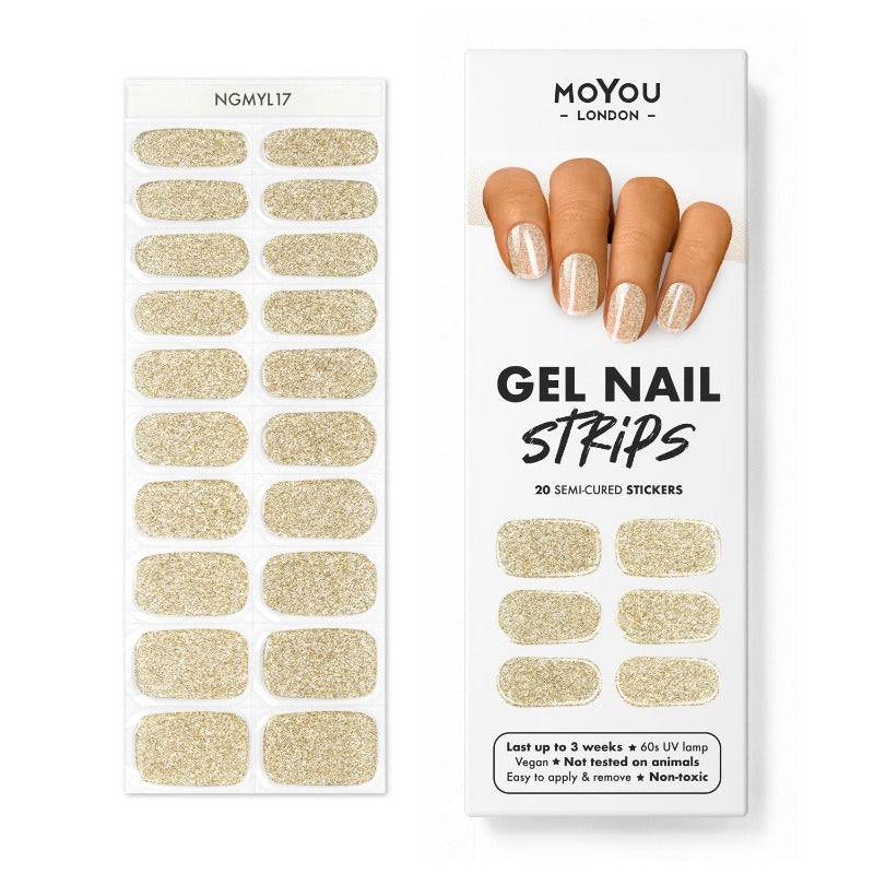 Gel Nail Strip ★ Gold Rush - MoYou London