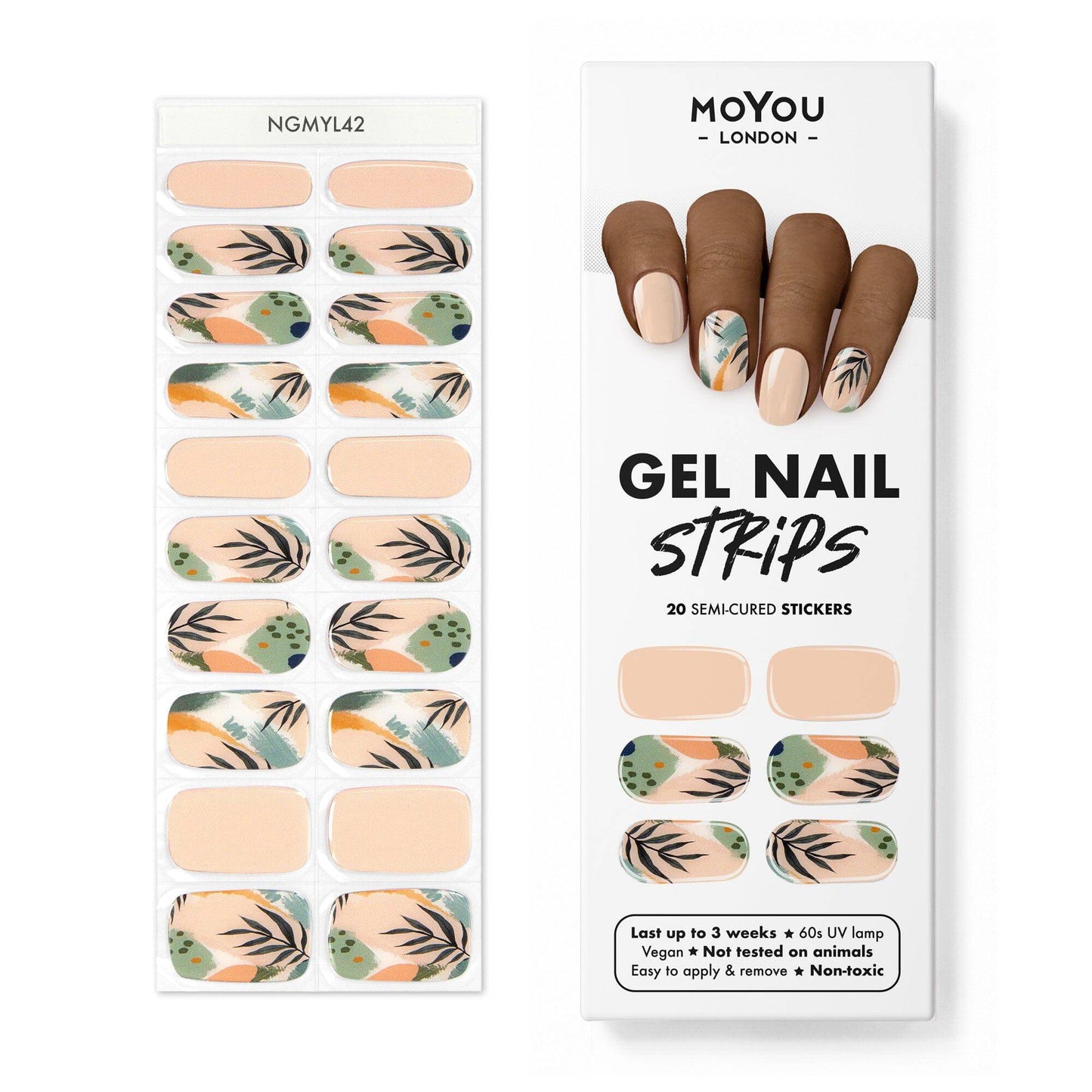 Gel Nail Strip ★ Just Peachy - MoYou London