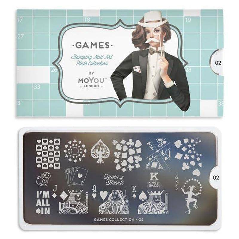 Games 02 ✦ Nail Stamping Plate - MoYou London