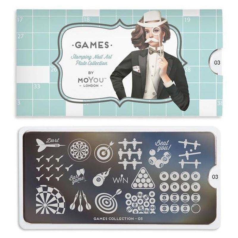 Games 03 ✦ Nail Stamping Plate - MoYou London