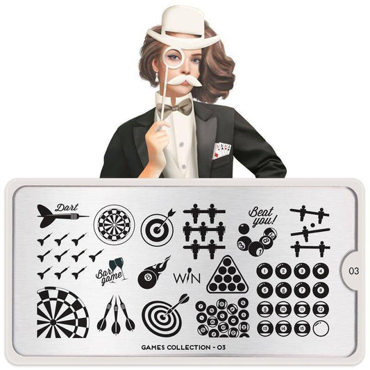 Games 03 ✦ Nail Stamping Plate - MoYou London