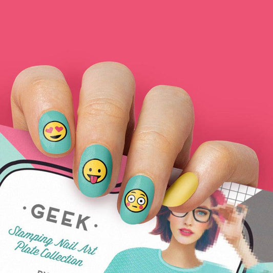Geek 09 ✦ Nail Stamping Plate - MoYou London