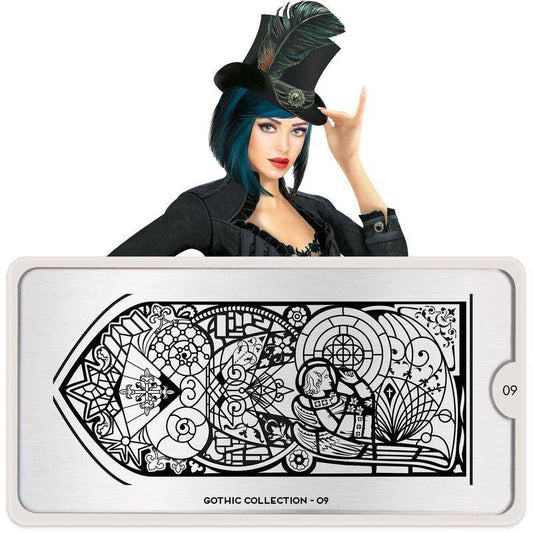 Gothic 09 ✦ Nail Stamping Plate - MoYou London
