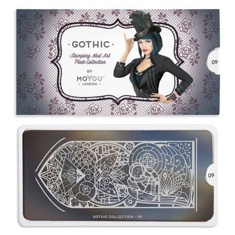 Gothic 09 ✦ Nail Stamping Plate - MoYou London