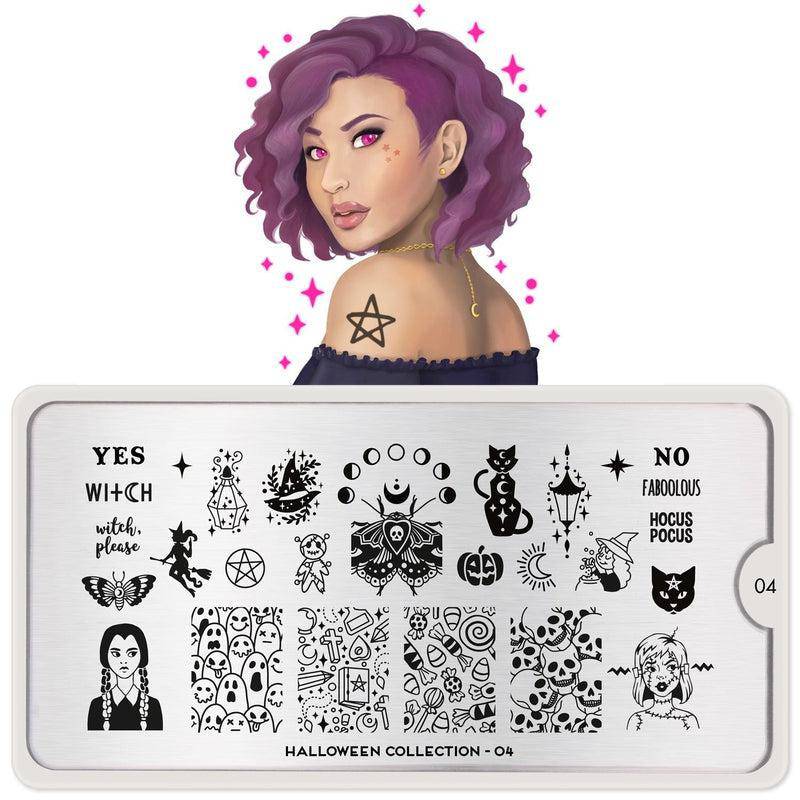 Halloween 04 ✦ Nail Stamping Plate - MoYou London