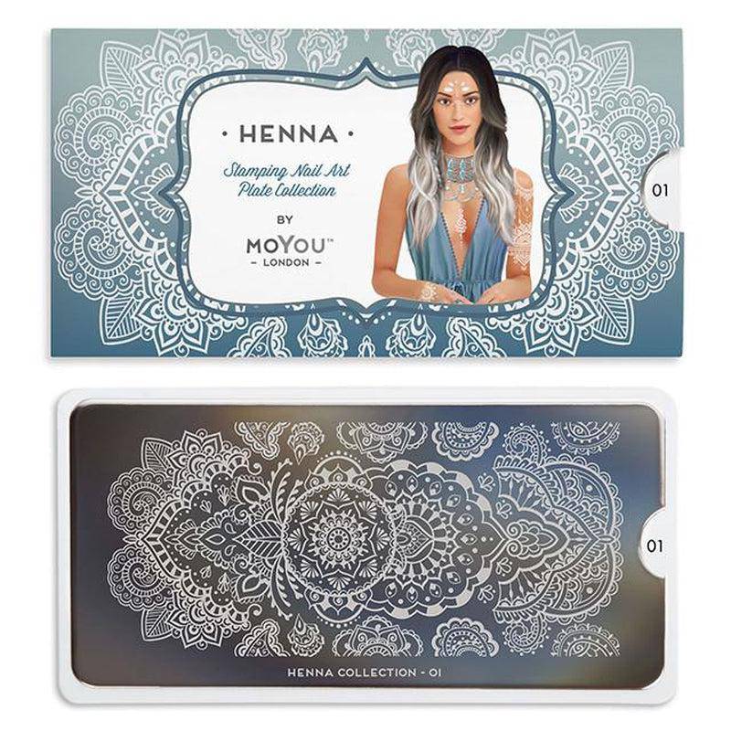 Henna 01 ✦ Nail Stamping Plate - MoYou London