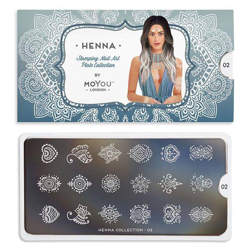 Henna 02 ✦ Nail Stamping Plate - MoYou London
