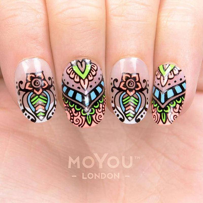 Henna 02 ✦ Nail Stamping Plate - MoYou London