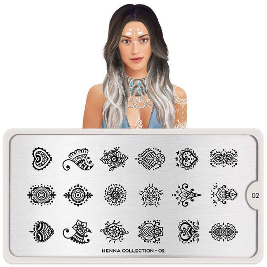 Henna 02 ✦ Nail Stamping Plate - MoYou London