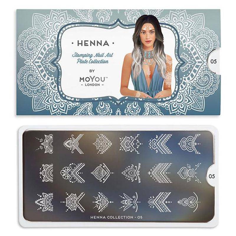 Henna 05 ✦ Nail Stamping Plate - MoYou London