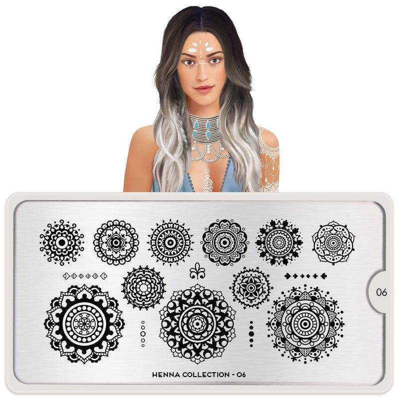 Henna 06 ✦ Nail Stamping Plate - MoYou London