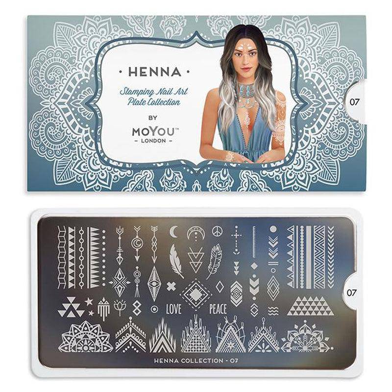 Henna 07 ✦ Nail Stamping Plate - MoYou London