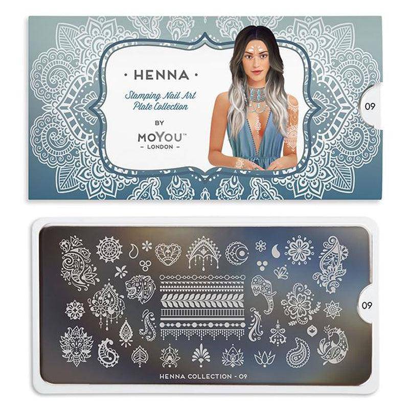 Henna 09 ✦ Nail Stamping Plate - MoYou London