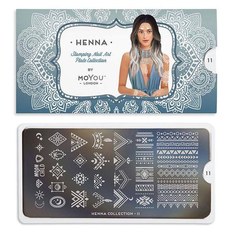 Henna 11 ✦ Nail Stamping Plate - MoYou London
